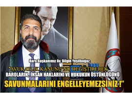 BAROLARA VE AVUKATLARA SALDIRMANIN DAYANILMAZ HAFİFLİĞİ