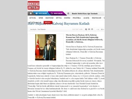 BASINDA BAROMUZ (KABOTAJ BAYRAMI KUTLAMASI)