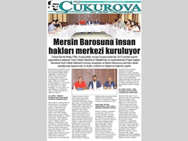 BASINDA BAROMUZ (Mersin Barosu'na İnsan Hakları Merkezi Kuruluyor)
