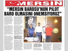 BASINDA BAROMUZ (Mersin Barosu'na İnsan Hakları Merkezi Kuruluyor)