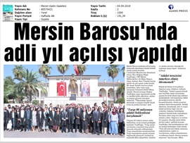 BASINDA BAROMUZ (Adli Yıl Açılışı)