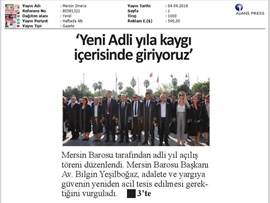 BASINDA BAROMUZ (Adli Yıl Açılışı)