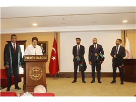 5 STAJYER AVUKATIMIZ CÜBBE GİYDİ