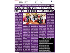 İstanbul Sözleşmesi Feshedildiğinden beri 200 kadın katledildi