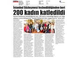İstanbul Sözleşmesi Feshedildiğinden beri 200 kadın katledildi