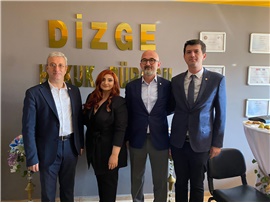 MESLEKTAŞIMIZIN OFİS AÇILIŞINA KATILDIK