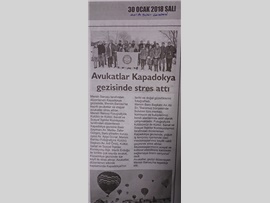 BASINDA BAROMUZ (Avukatlar Kapadokya'da Stres Attı)