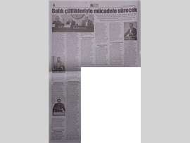 BASINDA BAROMUZ (Balık Çiftliklerinin Çevre ve İnsan Sağlığına Etkileri Konulu Konferans Düzenlendi)