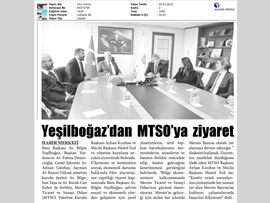 BASINDA BAROMUZ (Baro Başkanımız'dan MTSO'ya Ziyaret)