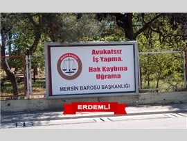 5 NİSAN AVUKATLAR GÜNÜ KUTLAMA MESAJIMIZ MERSİN MERKEZ VE İLÇELERDE BILLBOARDLARDA YER ALDI
