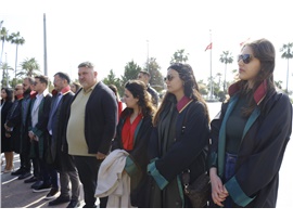 MERSİN BAROSU 5 NİSAN AVUKATLAR GÜNÜ NEDENİYLE TÖREN DÜZENLEDİ