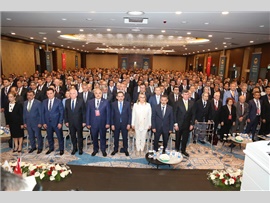 BARO BAŞKANIMIZ, YÖNETİM KURULUMUZ VE TBB DELEGELERİMİZ, TBB. 35 OLAĞAN MALİ GENEL KURULUNA KATILDI