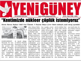BASINDA BAROMUZ (Başkan Vekilimiz Av. Gazi Özdemir, "Kentimizde Nükleer Çöplük İstemiyoruz")