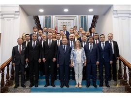 TBB VE BARO BAŞKANLARI ADALET BAKANI BEKİR BOZDAĞ’I  ZİYARET ETTİ