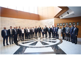 TBB VE BARO BAŞKANLARI ADALET BAKANI BEKİR BOZDAĞ’I  ZİYARET ETTİ