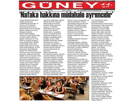 BASINDA BAROMUZ (Nafaka Hakkına Müdahale Ayrımcıdır)
