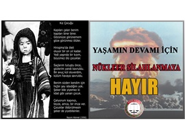 YEŞİLBOĞAZ:  “NÜKLEER ÇILGINLIĞINA SON VERİN”