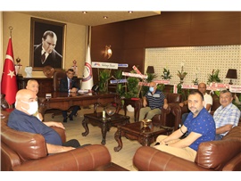 MERSİN EMEK VE DEMOKRASİ PLATFORMU’NDAN BARO BAŞKANIMIZ ÖZDEMİR’E ZİYARET