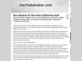 BASINDA BAROMUZ (Balık Çiftlliğine Tepki) 06.10.207
