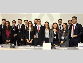 BAŞKANIMIZ ÇAĞ ÜNİVERSİTESİNİN DÜZENLEMİŞ OLDUĞU KONFERANSA KATILDI.