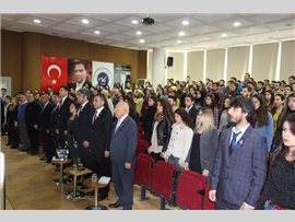 BAŞKANIMIZ ÇAĞ ÜNİVERSİTESİNİN DÜZENLEMİŞ OLDUĞU KONFERANSA KATILDI.