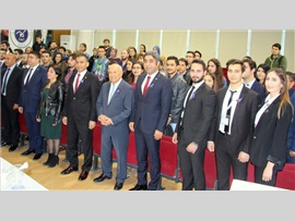 BAŞKANIMIZ ÇAĞ ÜNİVERSİTESİNİN DÜZENLEMİŞ OLDUĞU KONFERANSA KATILDI.