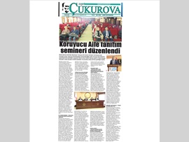 BASINDA BAROMUZ (Mersin BAROSU Koruyucu Aile Semineri Düzenledi)