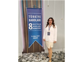TÜRKİYE BAROLARI 8.HAYVAN HAKLARI KURULTAYINA KATILDIK