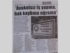 BASINDA BAROMUZ (Billboardlı Farkındlık Çalışması İlçelerde Başladı)