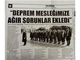 Mersin Barosu 5 Nisan Avukatlar Günü töreni düzenledi