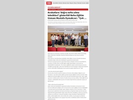 BASINDA BAROMUZ (Avukatlara 'Doğru Nefes Alma Tekniği Öğretildi')