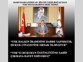 YSK KARARINA TEPKİ