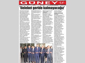 BASINDA BAROMUZ (Erdemli Baro Hizmet Birimlerinin Açılışı Yapıldı)