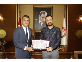 ŞIRNAK BAROSU BAŞKANI AV. ROJHAT DİLSİZ’DEN ZİYARET