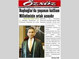 BASINDA BAROMUZ "Başbağlar Katliamı"