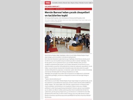 BASINDA BAROMUZ (Çocuk İstismarı ve Cinayetleri Hakkında Basın Açıklaması)