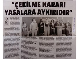 Kadın Hakları Merkezimiz 'İstanbul Sözleşmesi'nden vazgeçmeyeceğiz'