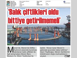 BASINDA BAROMUZ (Balık Çiftliklerine Tepki)