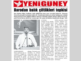 BASINDA BAROMUZ (Balık Çiftliklerine Tepki)