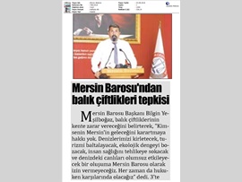 BASINDA BAROMUZ (Balık Çiftliklerine Tepki)
