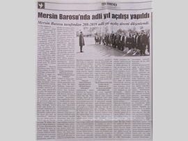 BASINDA BAROMUZ (Adli Yıl Açılışı)