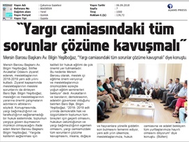 BASINDA BAROMUZ (Baro Başkanımızdan Silifke Avukatlar Odası'na Ziyaret)