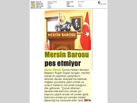 BASINDA MERSİN BAROSU (Çocuk İstismarı Paneli) 06.10.2017