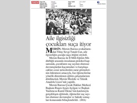 BASINDA BAROMUZ  (Mersin Mesleki ve Teknik Anadolu Lisesi'nde "Suç Sayılan Olumsuz Davranışlar ve Hukuki Sonuçları" Semineri)
