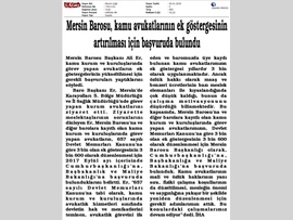 BASINDA BAROMUZ (Avukatlara Ek Gösterge Başvurusu)