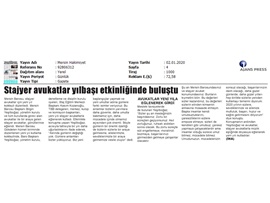 BASINDA BAROMUZ (Stajyer Avukatlar Yeni Yıl Etkinliğinde Buluştu)