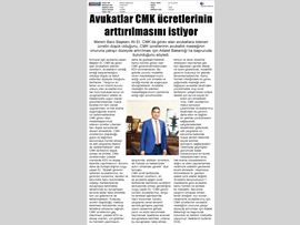 BASINDA BAROMUZ ( Baro Bşk. Er: "CMK Ücretleri Artırılmalı"