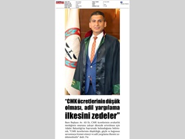 BASINDA BAROMUZ ( Baro Bşk. Er: "CMK Ücretleri Artırılmalı"