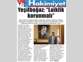 BASINDA BAROMUZ (Laiklik İlkesinin Anayasaya Girmesinin Yıldönümü Mesajı)