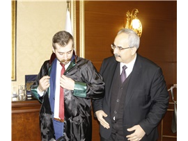 STJ. AV. AGİT HARDAL, YEMİN EDİP CÜBBE GİYDİ